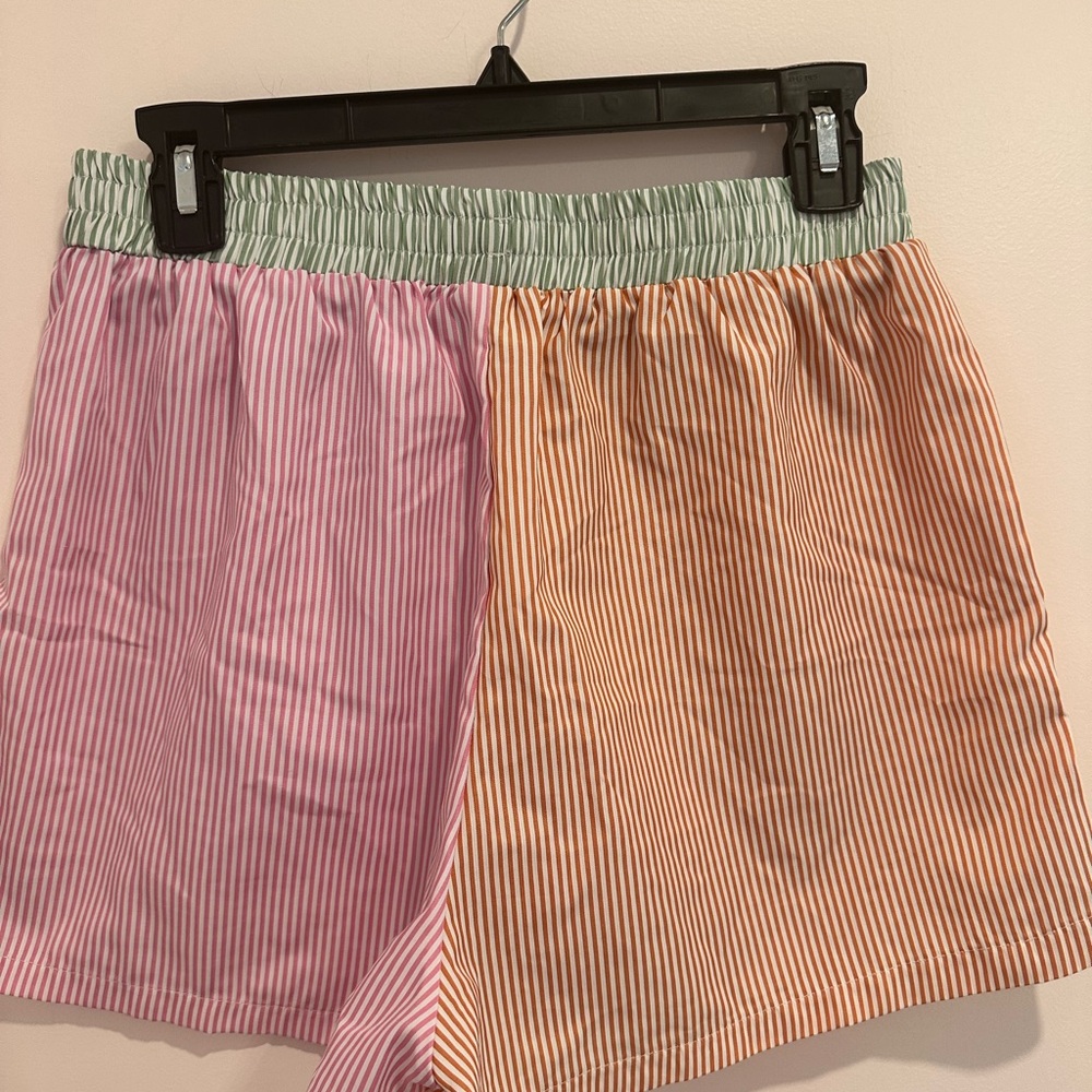 2 PACK - Striped Boxer Shorts | Pink/Orange & Blue/White | size M/L - Picture 3 of 11